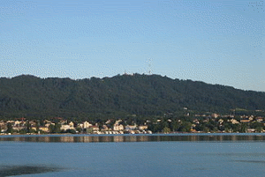 Summer view of Uetliberg